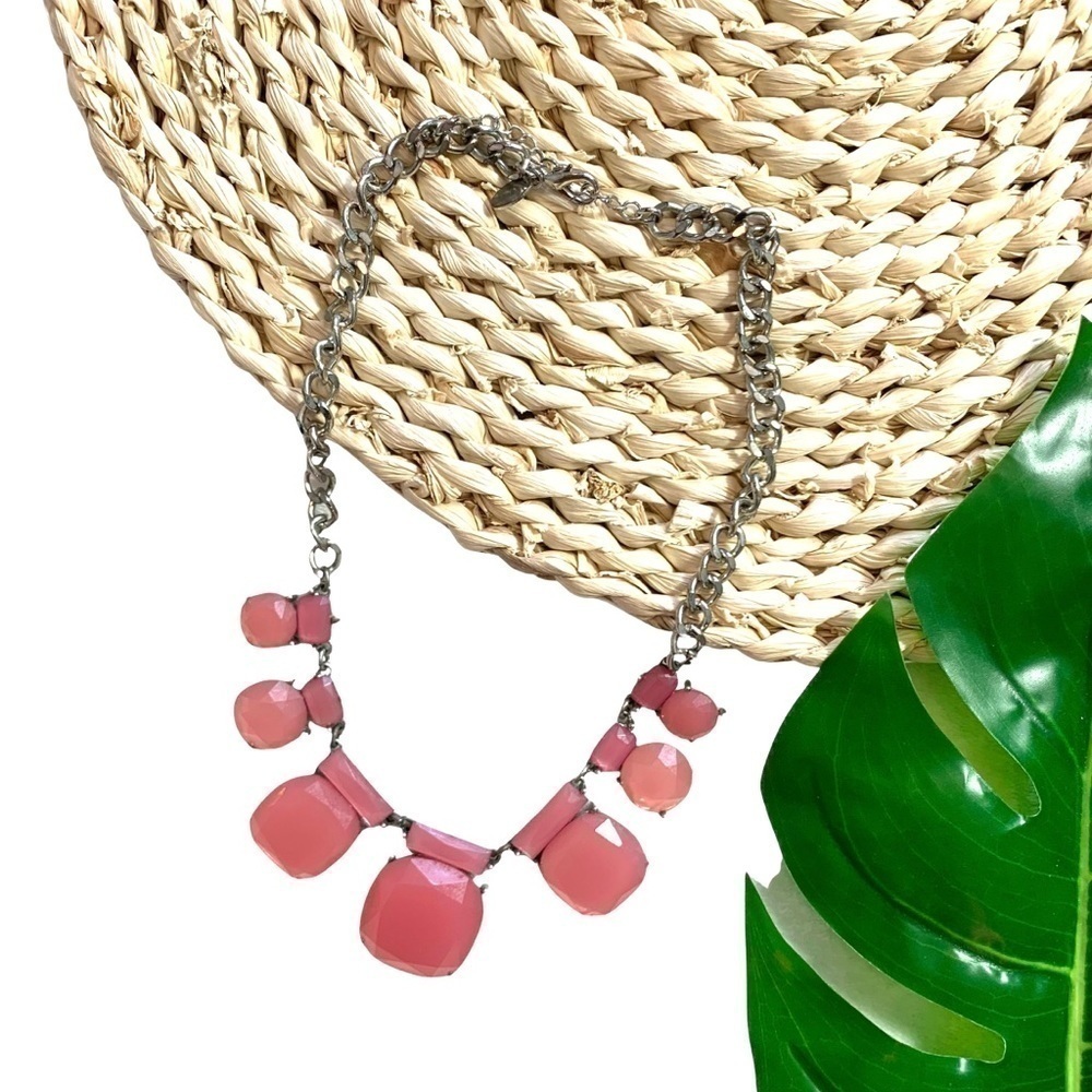 Charming Charlie Pink Women's Statement Short Fashion Necklace